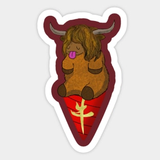 Lucky OxLick Sticker